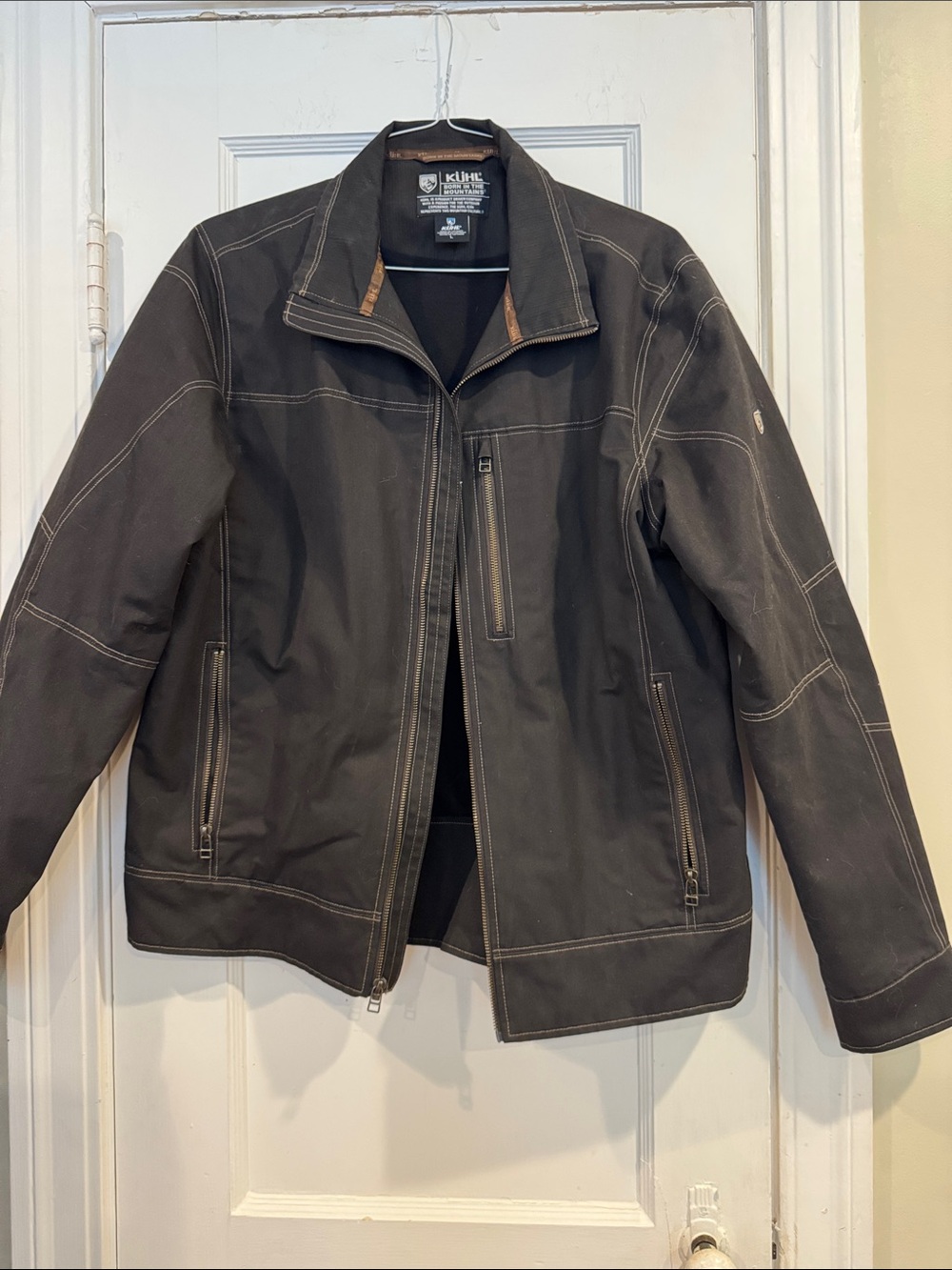 Kuhl Men's Charcoal Black Lightweight Canvas Jacket